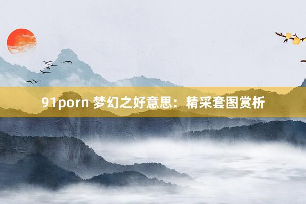 91porn 梦幻之好意思:精采套图赏析