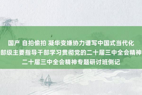 国产 自拍偷拍 凝华变嫌协力　谱写中国式当代化壮丽篇章  ——省部级主要指导干部学习贯彻党的二十届三中全会精神专题研讨班侧记